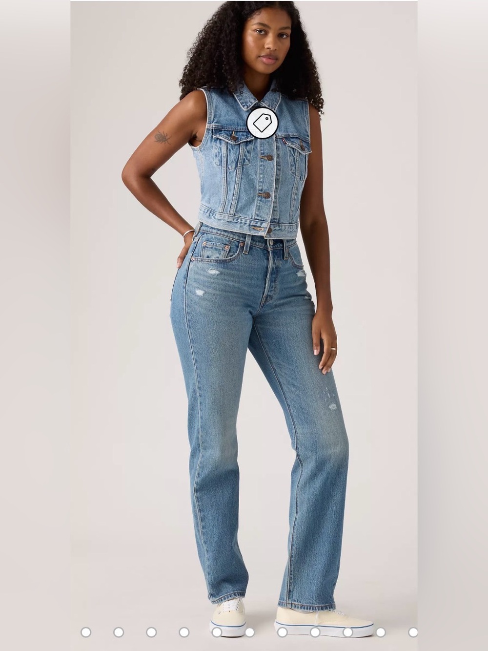 LEVI’S 501 CURVE STRETCH STRAIGHT LEG JEANS 30x32 BNWT